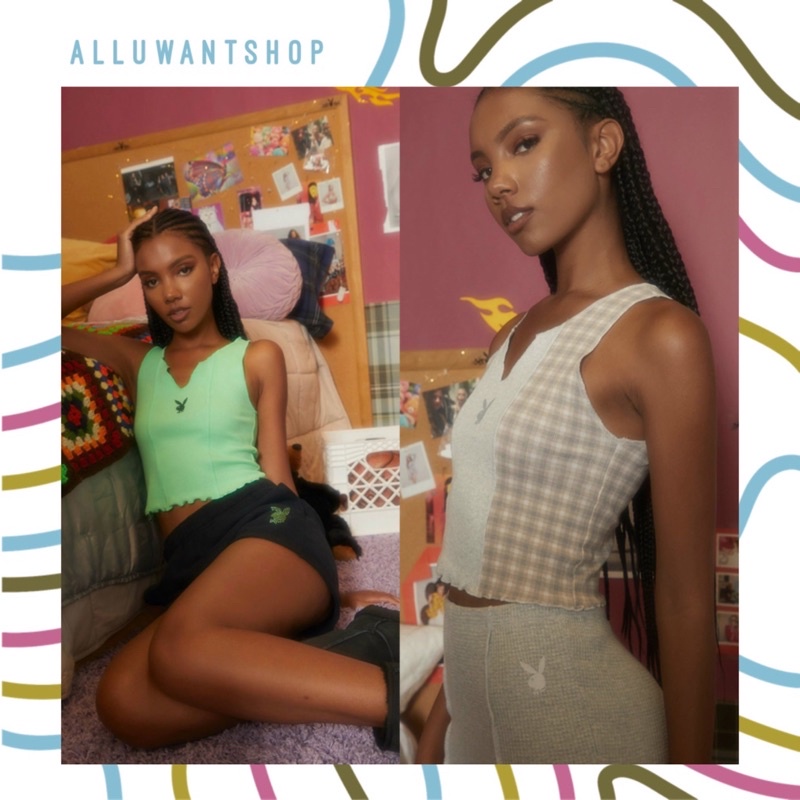 Áo Pacsun Playboy Tank Top hàng XK