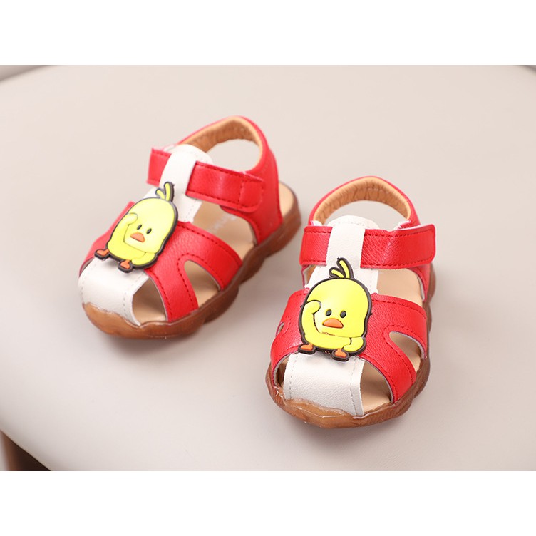 sandal bé trai bé gái size 15-19 mẫu gà con