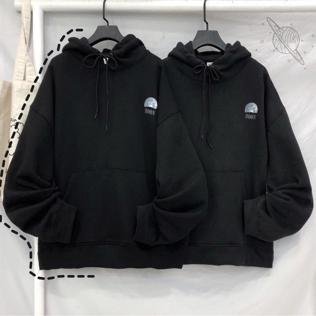 Áo hoodie moon đen | BigBuy360 - bigbuy360.vn