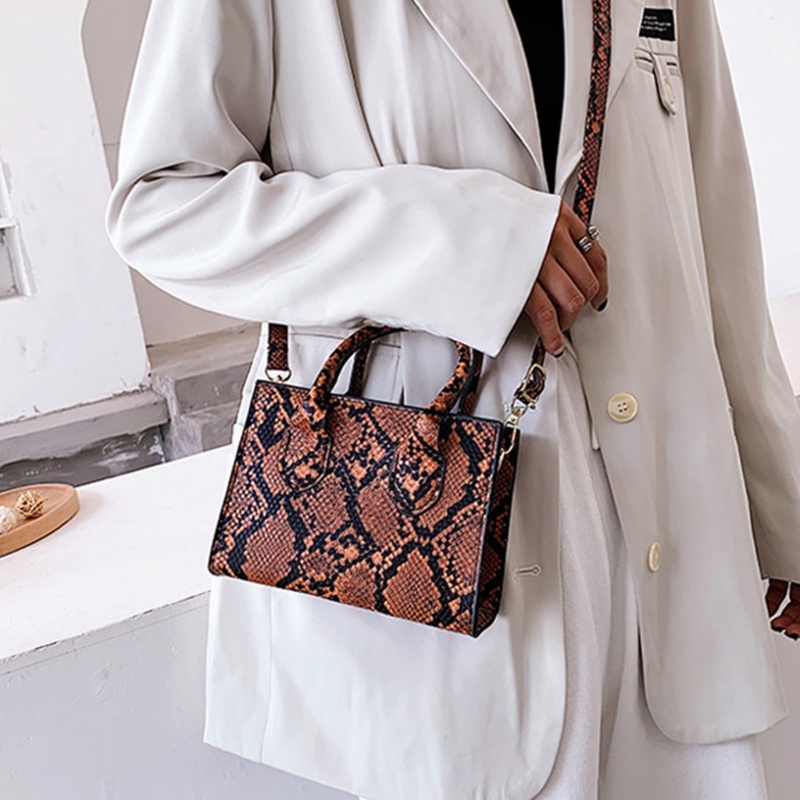 Túi Da PU Đeo Chéo Mini Họa Tiết Da Bò Sữa Phong Cách Retro