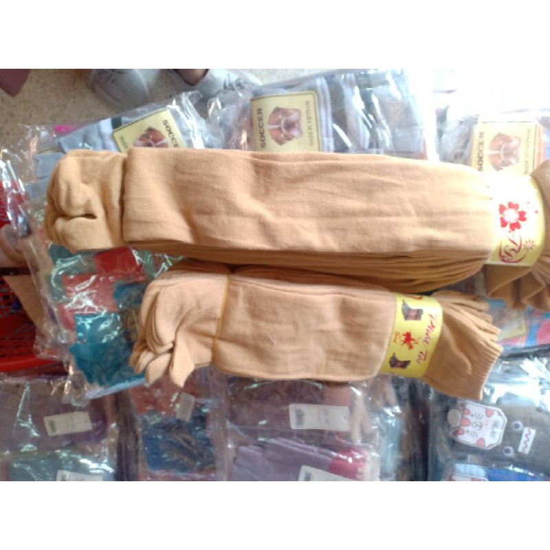 Vớ tất xốp size dài màu da