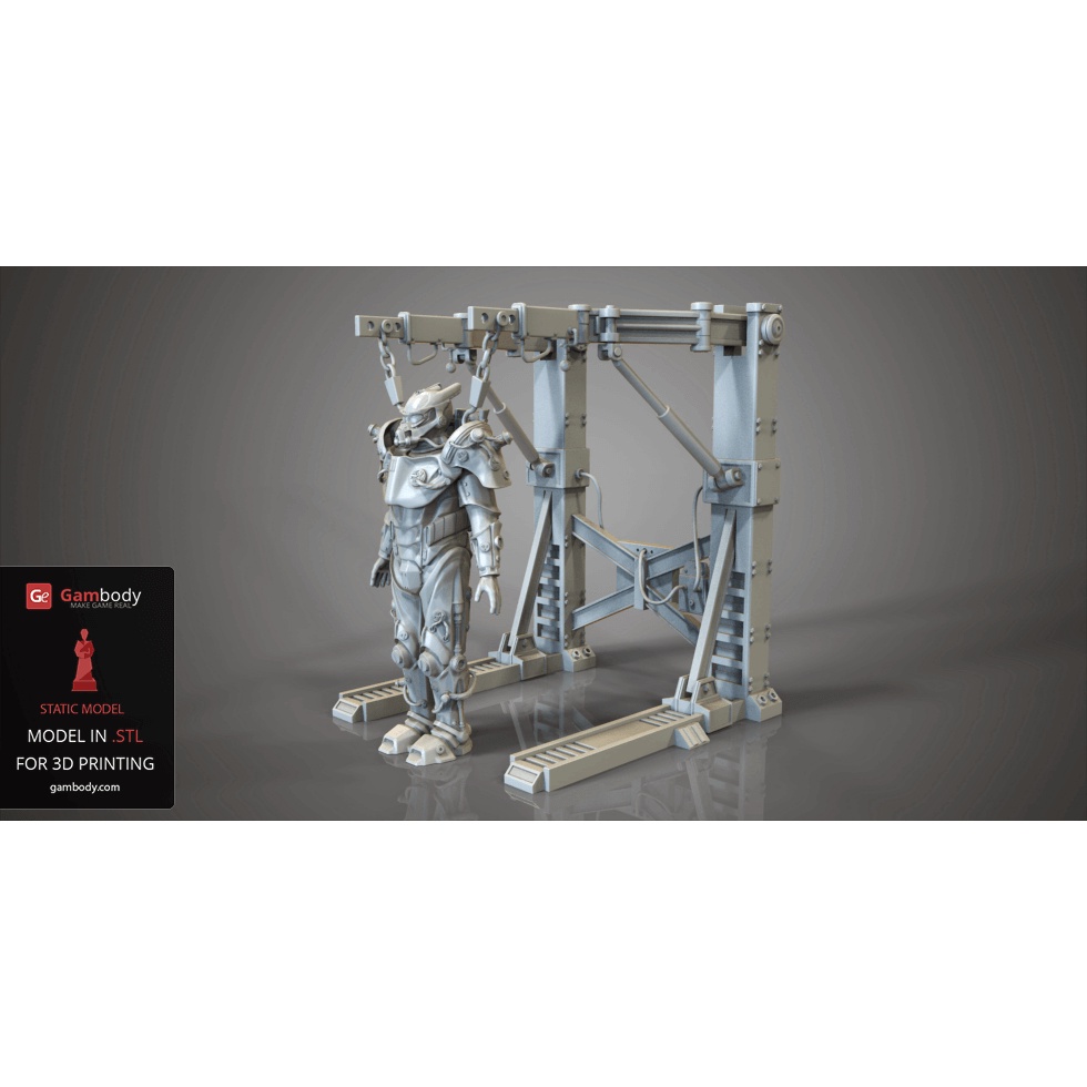 File in 3D Enclave Armour Fallout 4 Robot