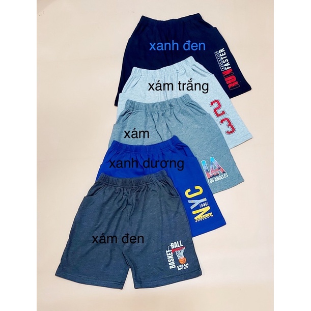 Quần short Thun Bé Trai 24kg - 52kg