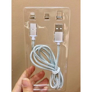 Cáp sạc điện nam châm hít Type C, iphone, samsung
