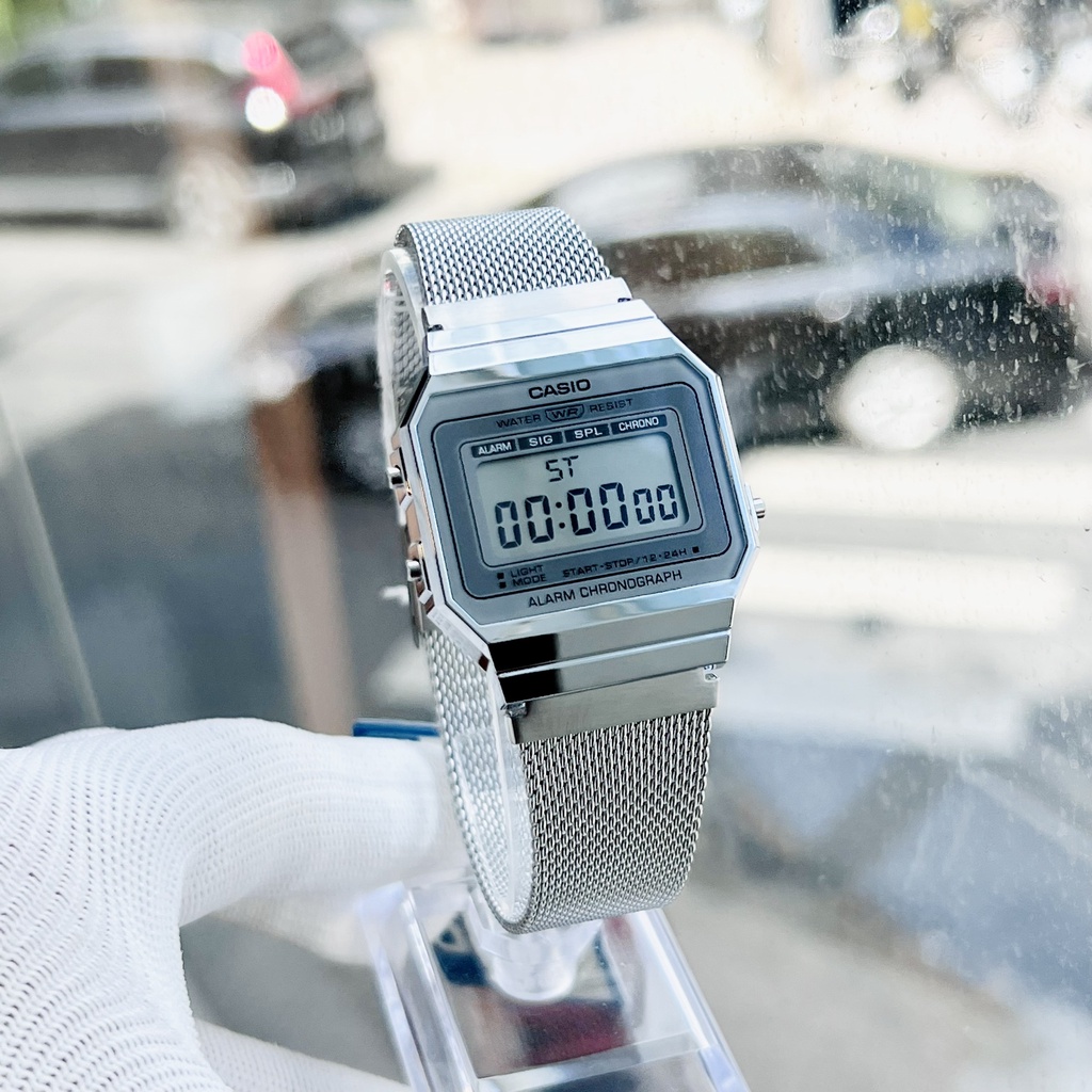 Đồng hồ nam dây thép Casio A700WM 7A