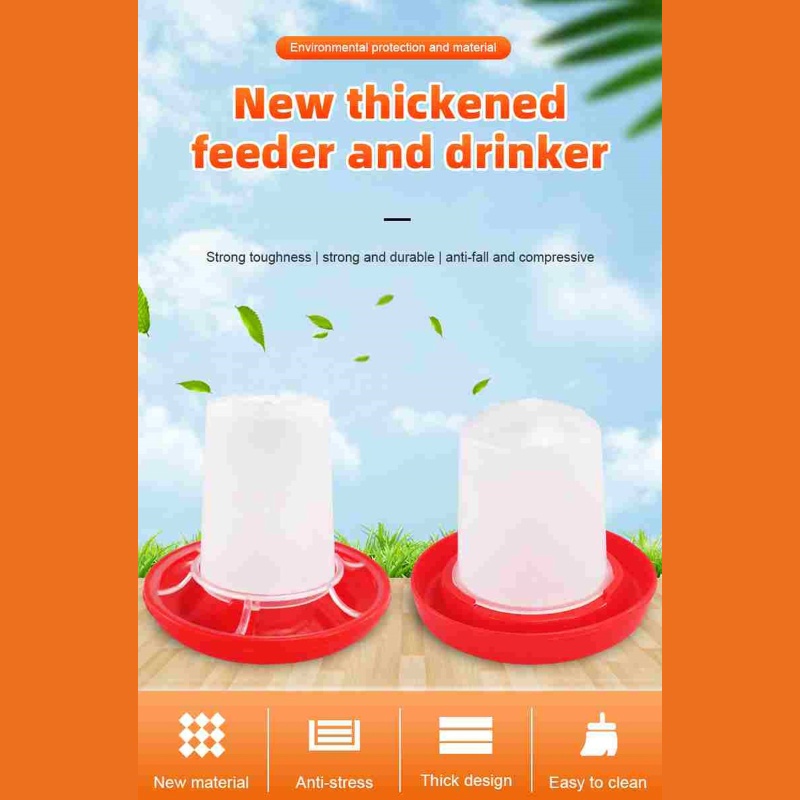 Khay Đựng Thức Ăn Nước Uống Không Chất Thải Cho Gà