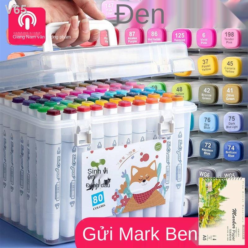∋Bút dạ xiên hai đầu dùng cho trẻ em, học sinh tiểu học, 36 màu, 60 an toàn, không độc hại, có thể giặt được