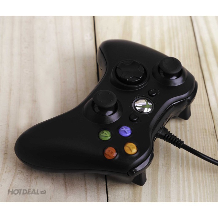 [2020] Tay cầm chơi game xbox 360 PC - tay cầm chơi game có dây chính hãn