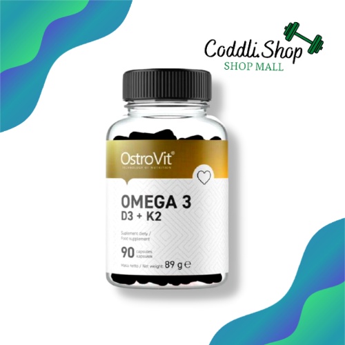 Viên Uống  Ostrovit Omega 3 D3+ K2 (90viên)