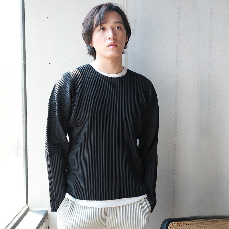 Áo Sweater Nam Nữ Áo Thun Dài Tay Basic Chất Thun Dệt Kim A24