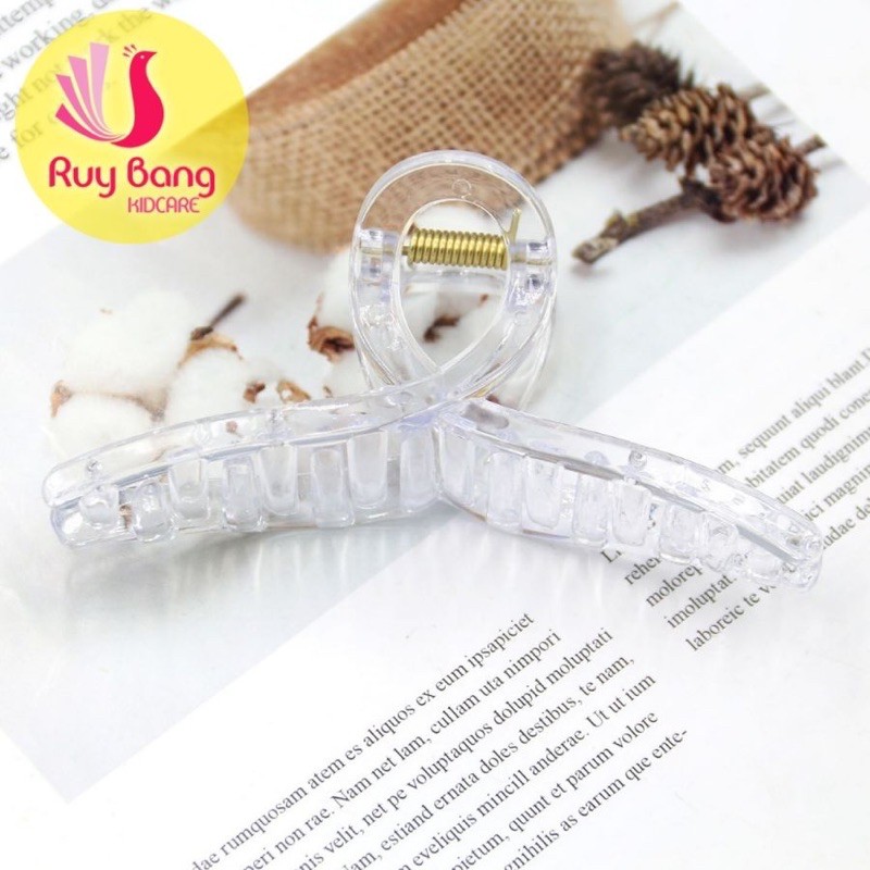 Kẹp tóc cặp tóc càng cua HQ đẹp HOT TREND xinh đẹp dễ thương cho nữ trẻ trung, năng động bằng nhựa Acrylic