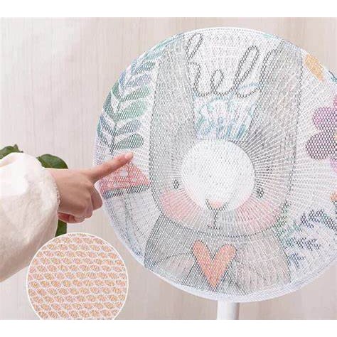 Lưới bọc quạt in hình thú (size to đến 60cm)