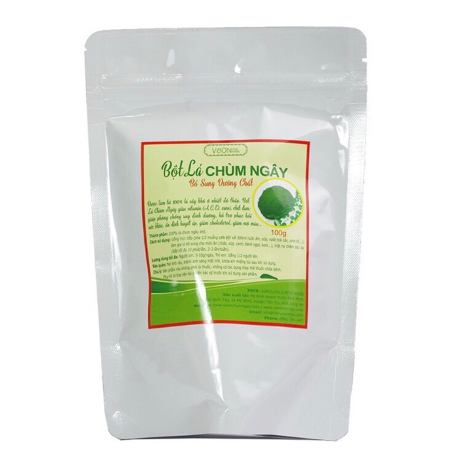 Bột lá chùm ngây sấy lạnh 100g