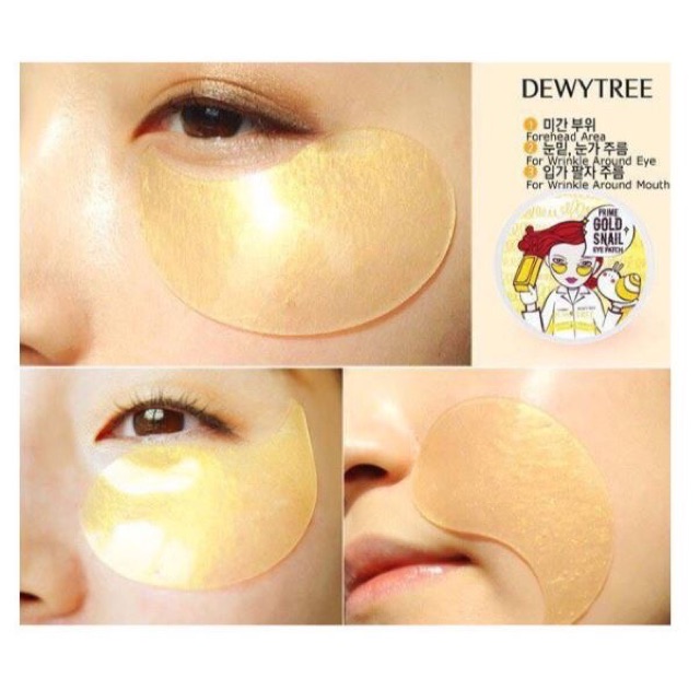 Mặt nạ Mắt đặc biệt cao cấp Dewytree Prime Gold Snail Eye Patch