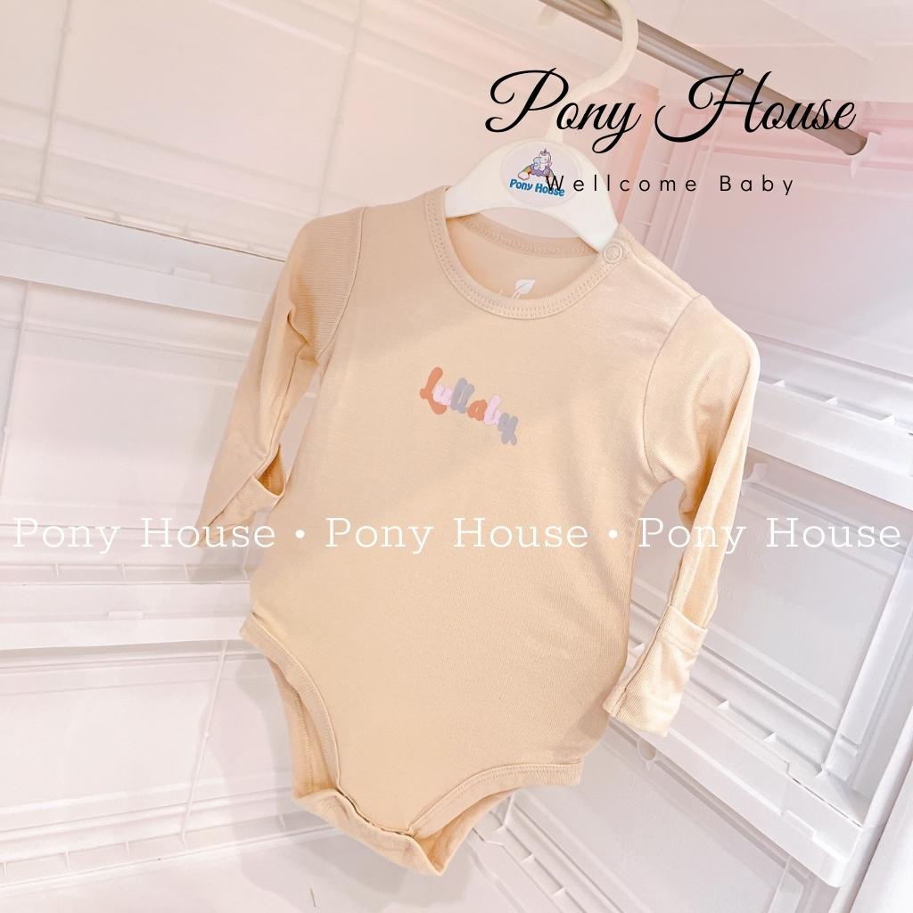 Body Chip Dài Tay Lullaby Bodysuit Chất Bambo Siêu Mềm, Mịn Cho Bé Trai Bé Gái Từ Sơ Sinh đến 9 Tháng