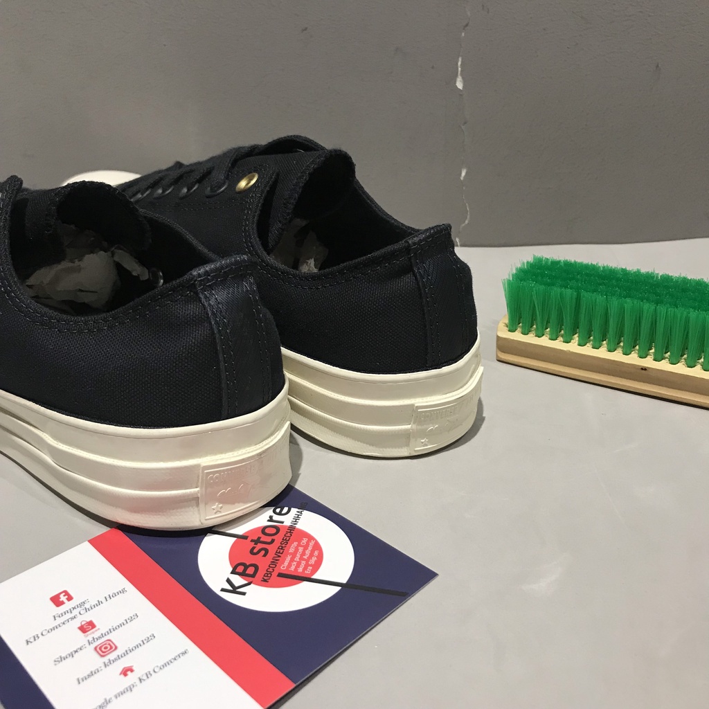 Giày Converse 1970s đen cổ thấp Clean n Preme chính hãng