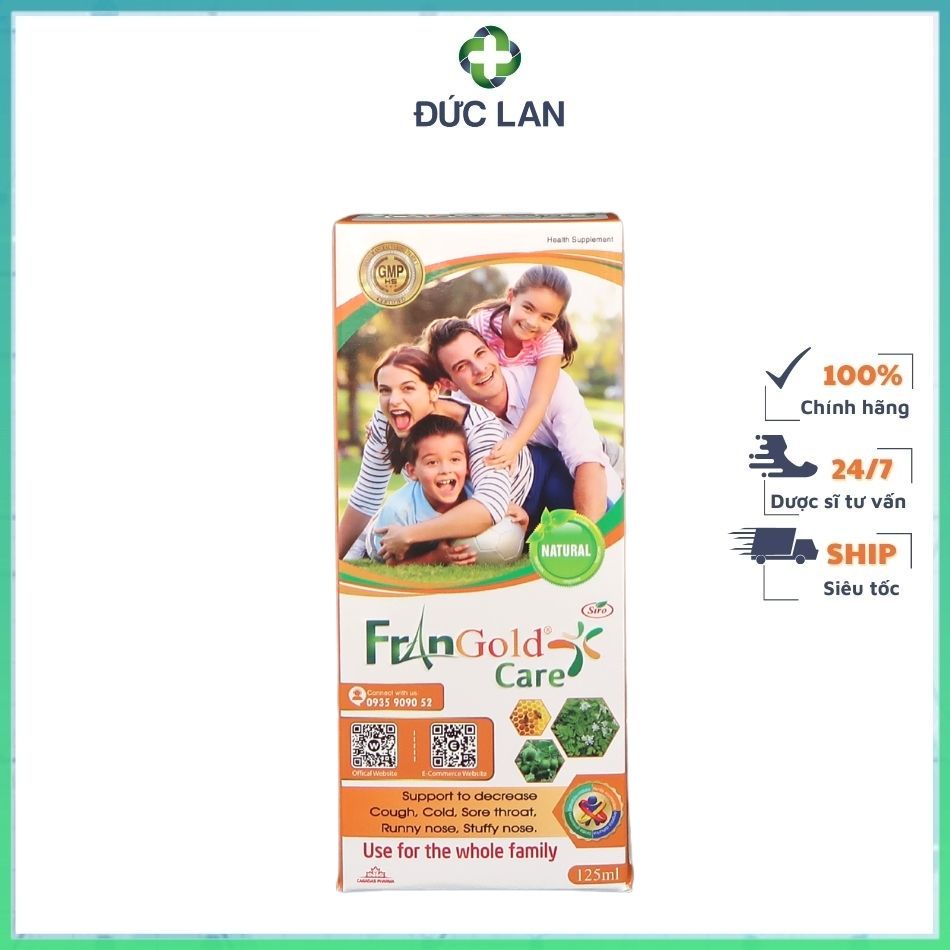 SIRO HO FRANGOLD CARE HỖ TRỢ GIẢM CƠN HO NHANH, BỔ PHẾ