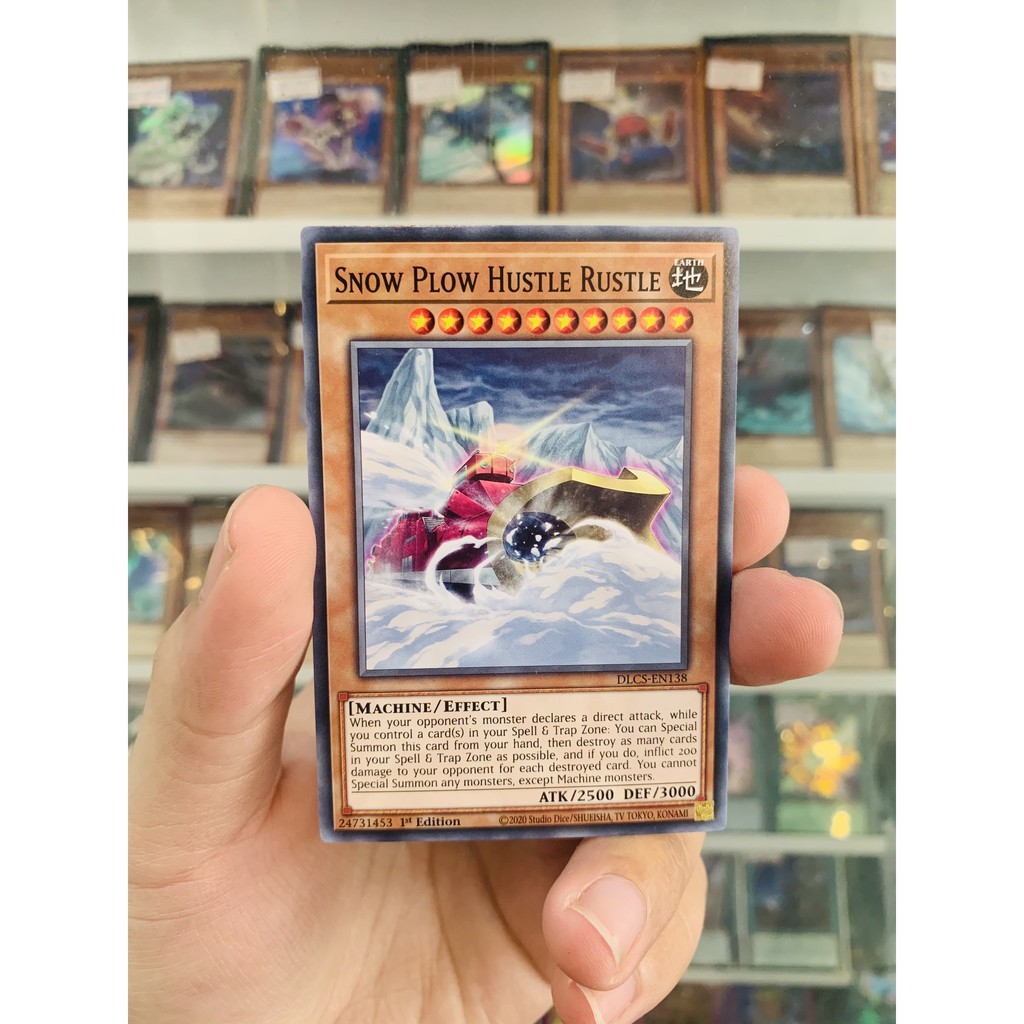 Thẻ Bài Lẻ YugiOh! Mã DLCS-EN138 - Snow Plow Hustle Rustle - Common - 1st Edition