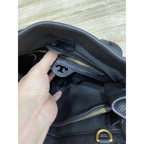 Túi si da thật Tory Burch