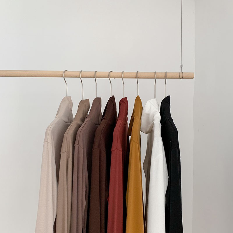 Áo thun cao cổ dáng basic ulzzang hot 6099