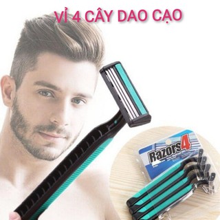 Vỉ 4 Dao Cạo Râu 3 Lưỡi RAZORS 4