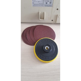 Đế Chà Nhám Tròn 100mm + 05 Nhám Tròn 100mm