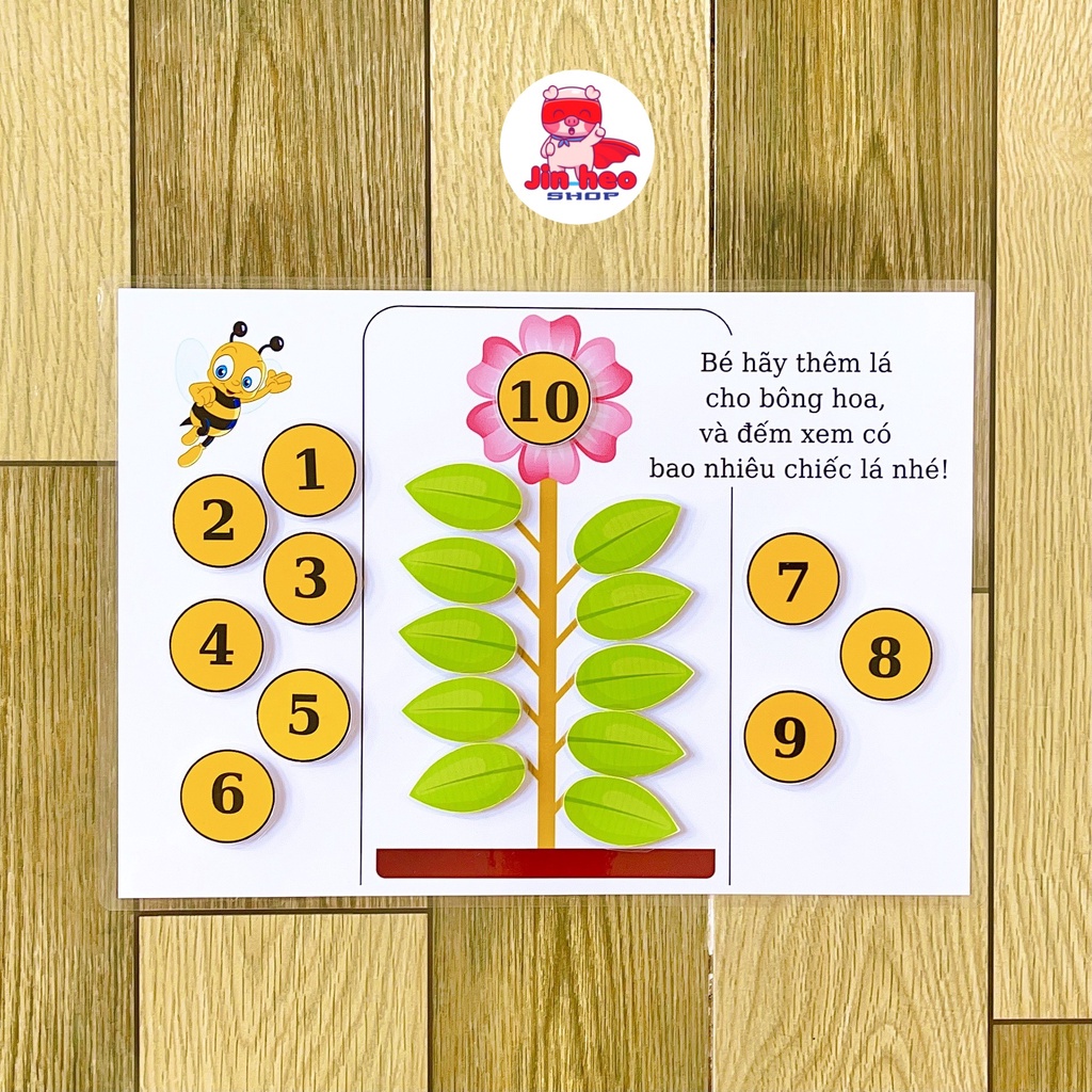 Tìm hiểu Thế giới xung quanh - Học liệu Montessori Tương tác bóc dán cho bé 2-4 tuổi