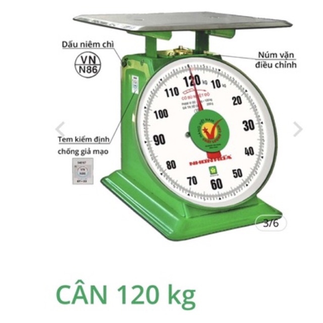 CÂN 120KG Nhơn Hoà _Mặt số 11 inches _Hàng CTY.