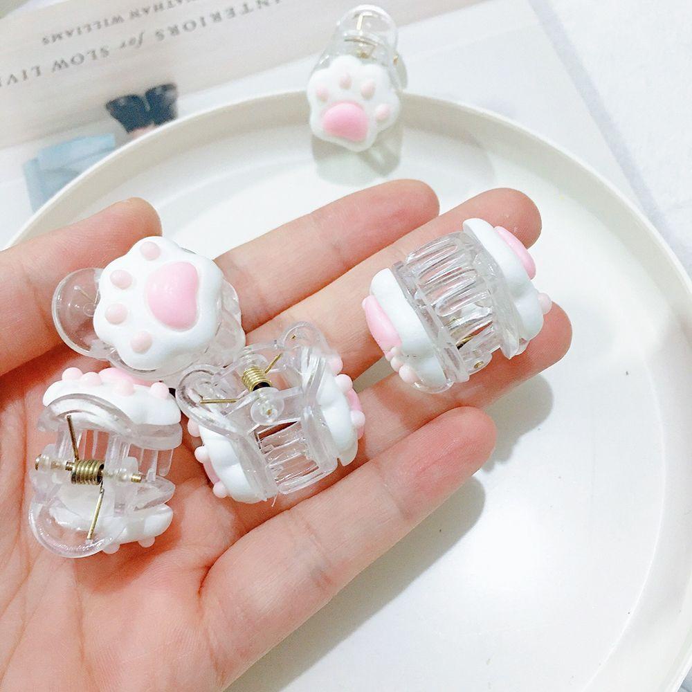 Danilo Kẹp Tóc Hình Móng Vuốt Mèo Bằng Nhựa Resin Dễ Thương Cho Nữ