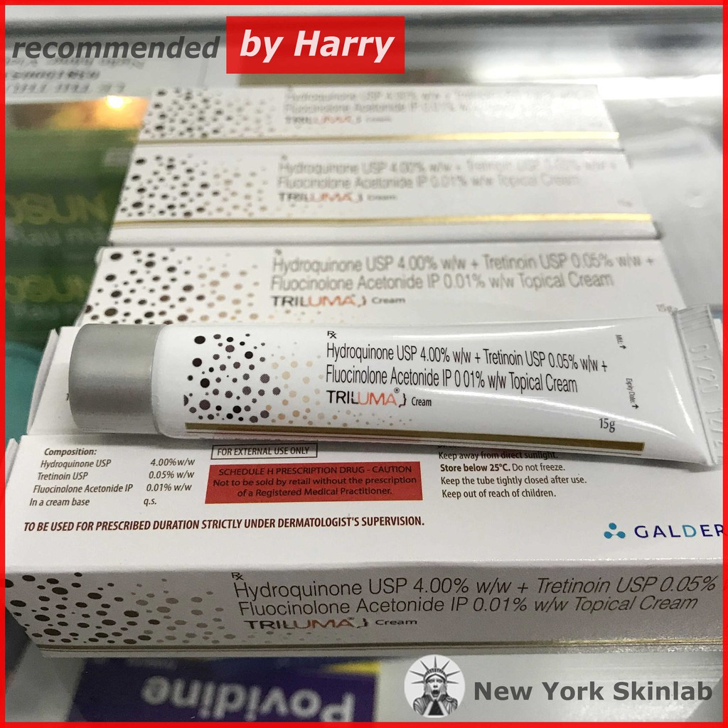 Kem Triluma Ấn Độ (15g), hết nám, giảm mờ thâm nám, dưỡng trắng và làm sáng da - 4% hydroquine và 0.05% tretinoin | BigBuy360 - bigbuy360.vn