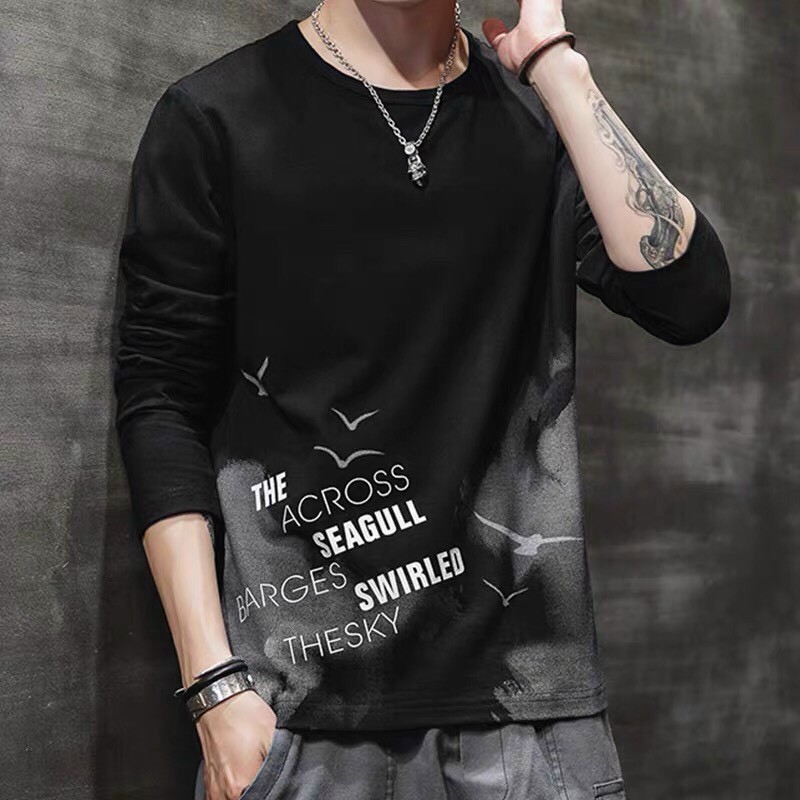 Áo thun nam tay dài 💙𝐅𝐑𝐄𝐄𝐒𝐇𝐈𝐏💙 áo thun nam nữ dài tay đẹp unisex form rộng hàn quốc sweater ĐEN SIMPLE Havichi | BigBuy360 - bigbuy360.vn