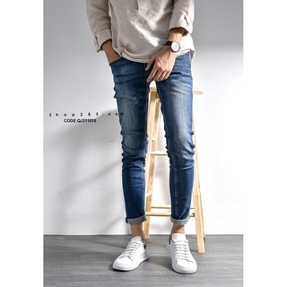 HÀNG VNXK TỐT - QJ311016 - Quần Jean ROUTINE co giãn thỏa mái | Xanh Wash Nhẹ | đẹp chất ngất không quất là sai lầm !