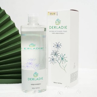 Nước Hoa Hồng Chiết Xuất Cây Phỉ Derladie Natural Witch Hazel Toner 500ml