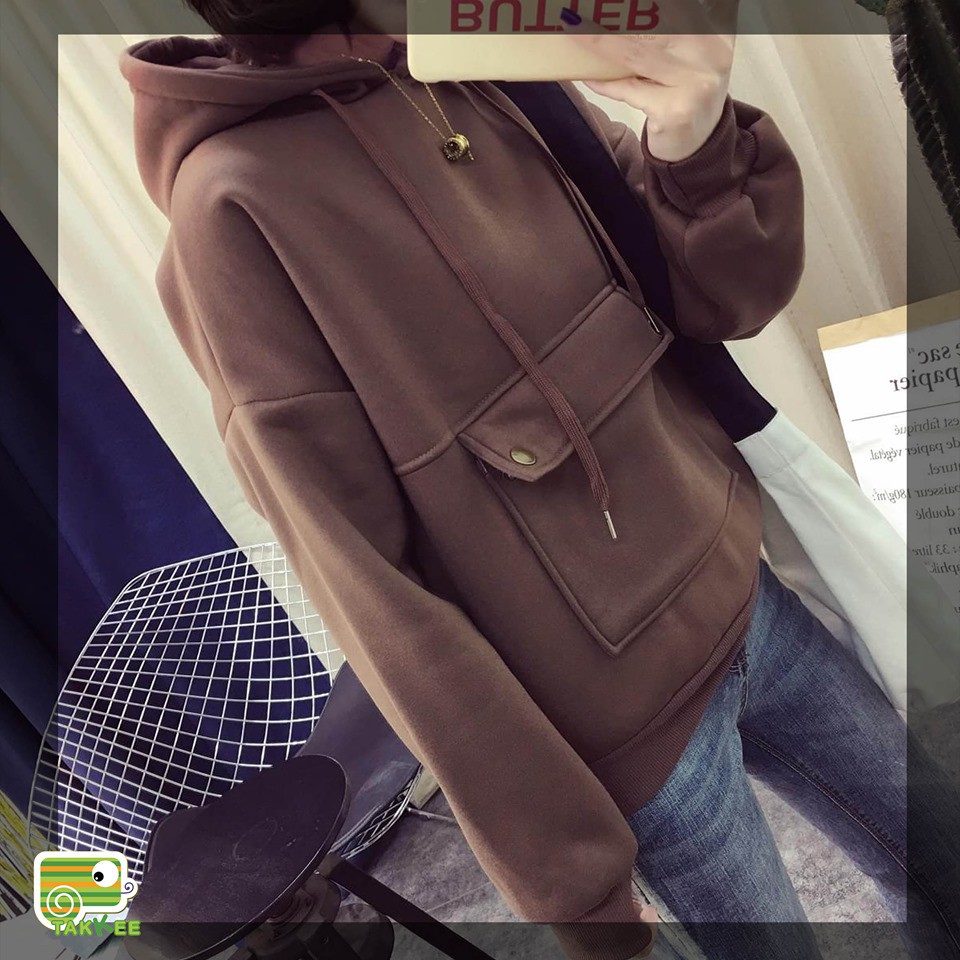 ÁO  NỈ THU ĐÔNG ÁO HOODIE PHONG CÁCH TRẺ TRUNG