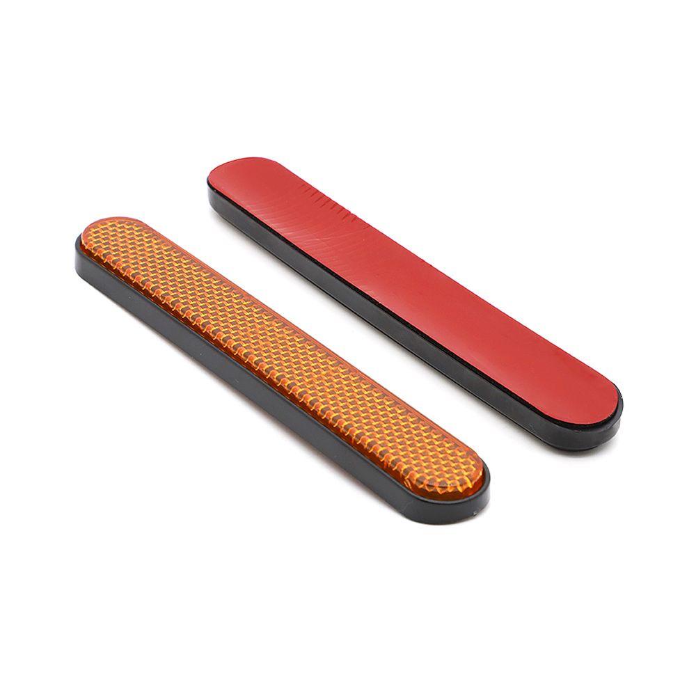 SUYO Set 2 Biển Cảnh Báo Phản Quang Gắn Phuộc Trước Xe Mô Tô Harley