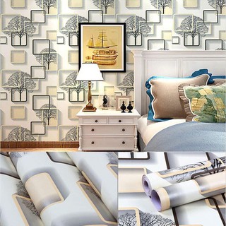 Decal dán tường có keo sẵn khổ 45cm x 10m.