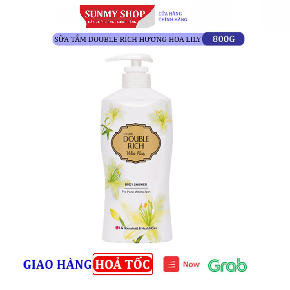 Sữa tắm Double Rich Hoa Lily 800g