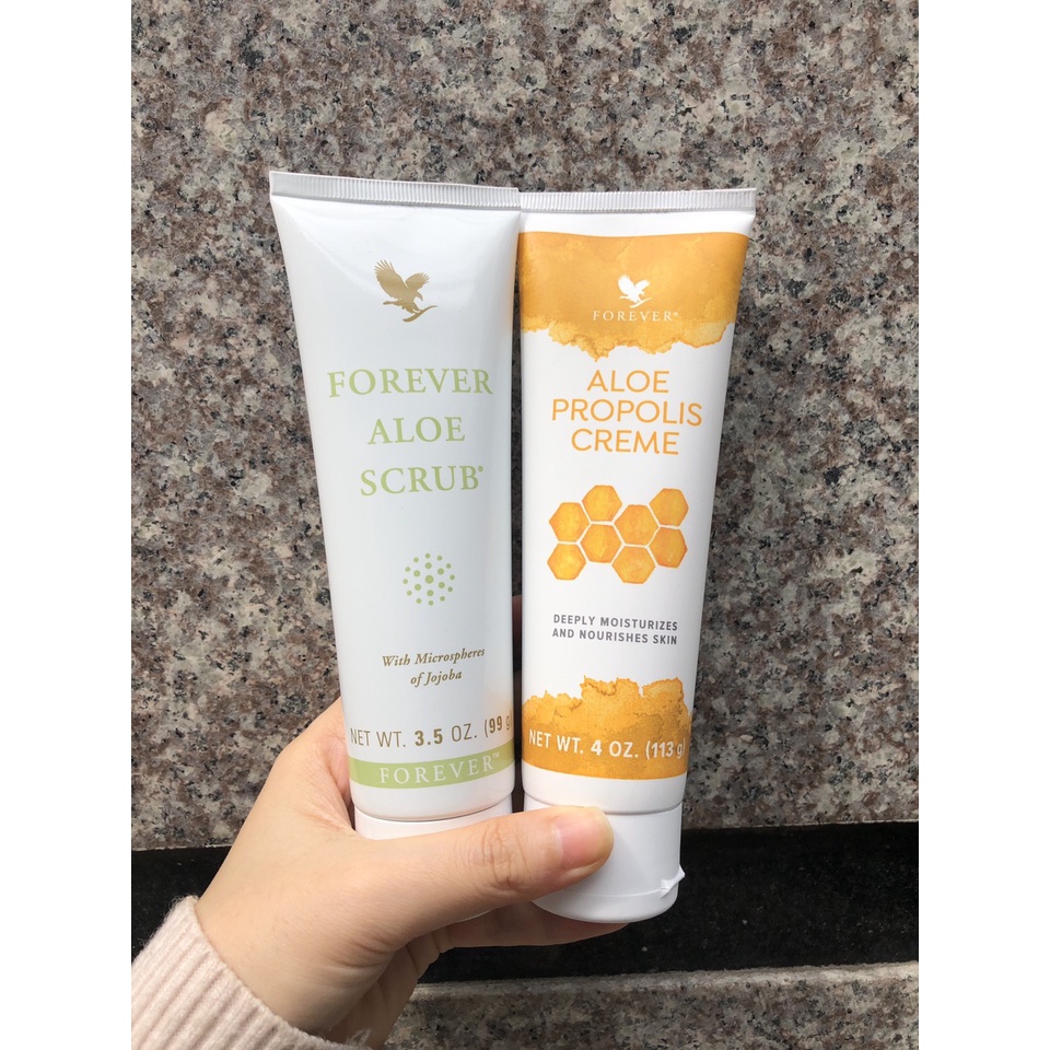 Combo Kem dưỡng da Porpolis + Kem Tẩy Tế Bào Chết Aloe Srub