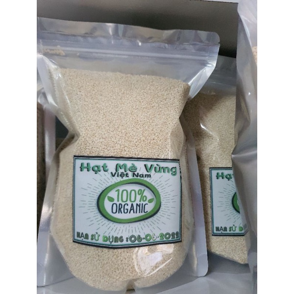 Hạt mè vừng trắng ORGANIC date mới