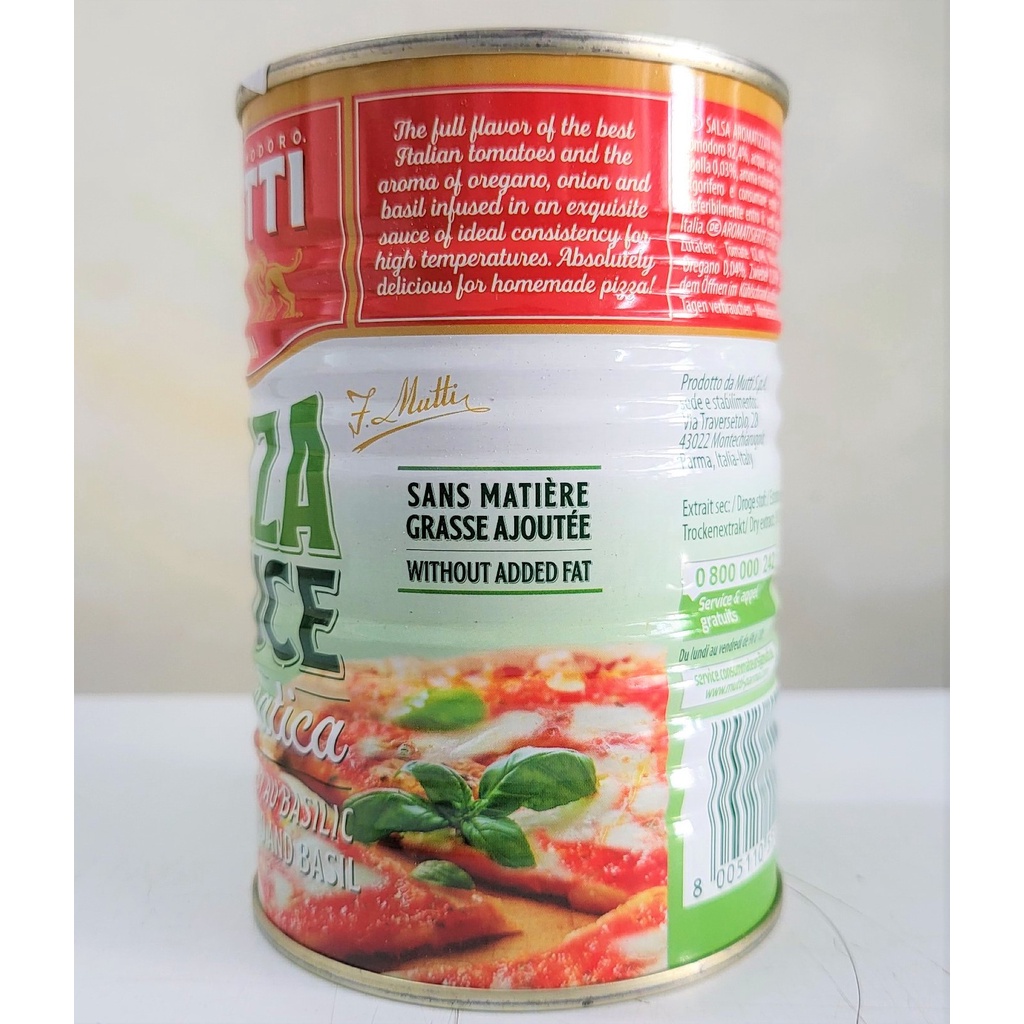 XỐT PIZZA  MUTTI Pizza sauce Aromatica