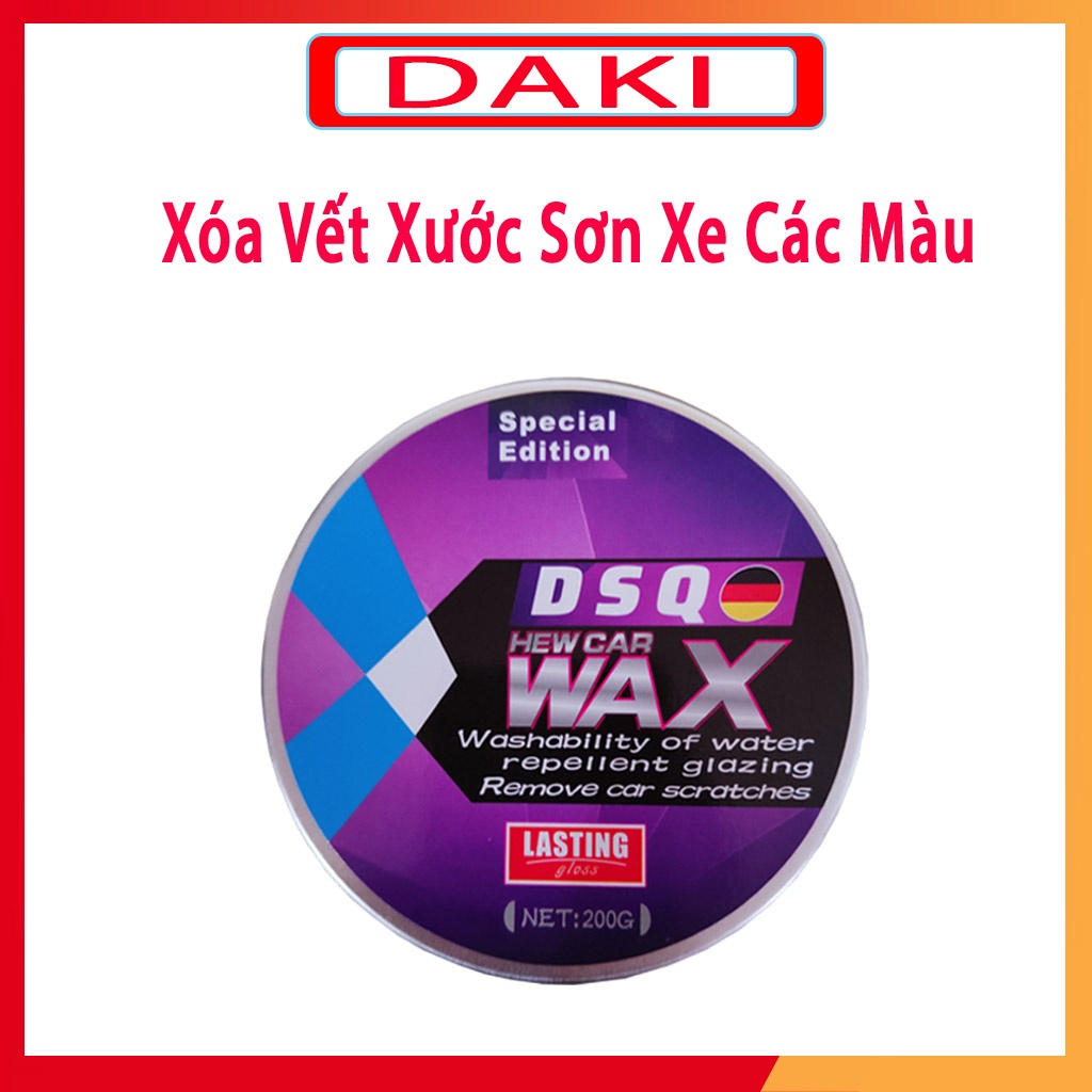 Sáp tẩy mờ vết xước xe - Xoá vết xước ô tô xe máy - Xóa vết xước sâu sơn xe