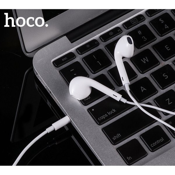Tai nghe Hoco M1 Jack 3.5mm tích hợp Mic và nút chỉnh Volume cho iOS &amp; Android