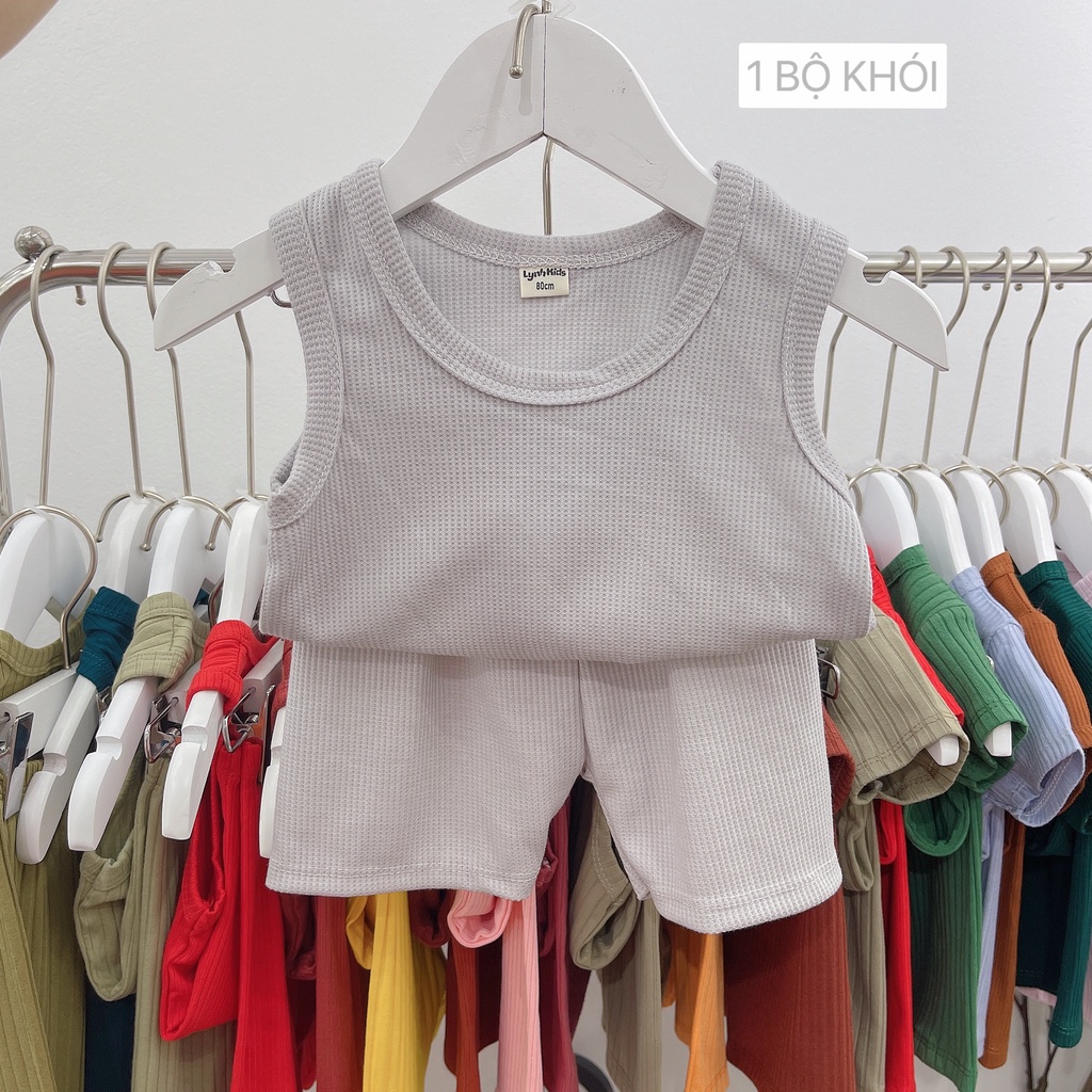 BỘ COTTON TỔ ONG BÉ TRAI SIÊU ĐẸP