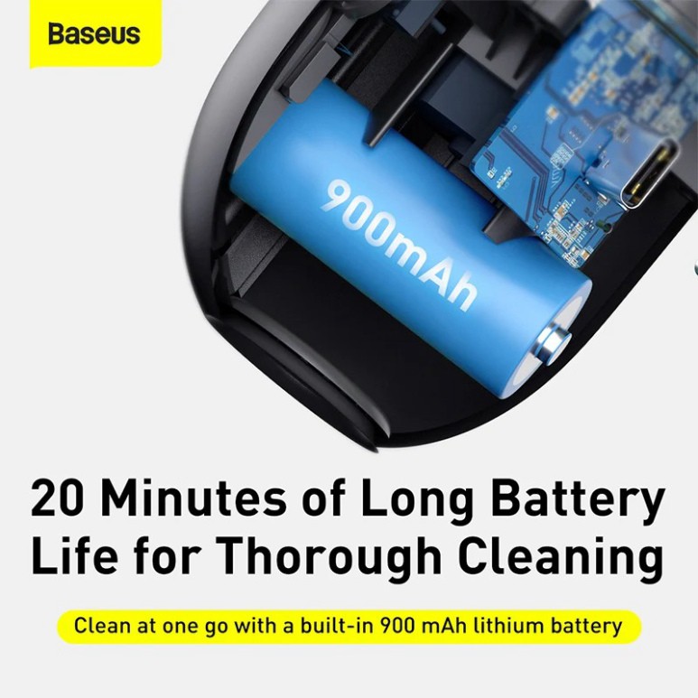 Máy hút bụi cầm tay Baseus Mini C2 công cụ làm sạch máy tính, bàn làm việc lực hút 1000Pa | BigBuy360 - bigbuy360.vn