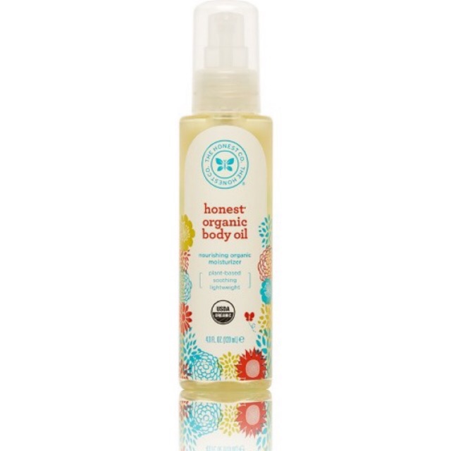 Dầu massage trẻ em và bà bầu Honest Organic Body Oil