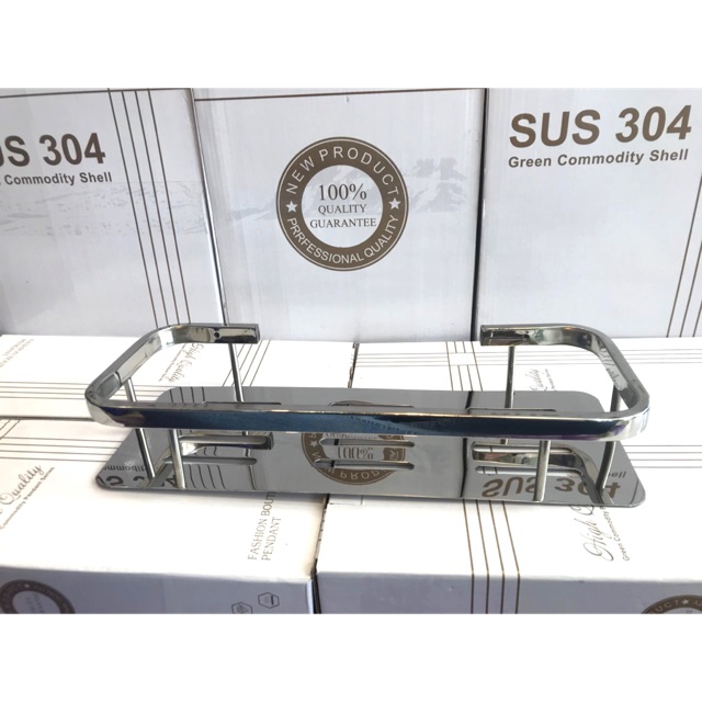 Kệ treo inox 304 1 tầng - Kệ gia vị 304 1 tầng