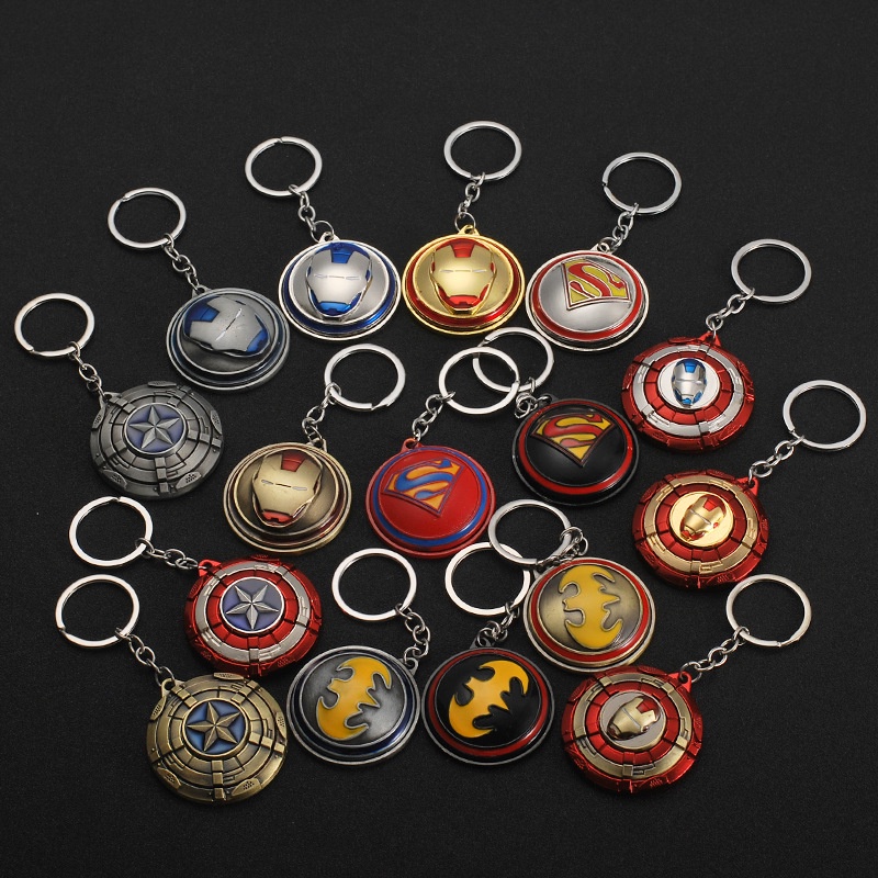 Móc khóa siêu anh hùng Marvel , PUBG , caption america , batman , supper man , deadpool