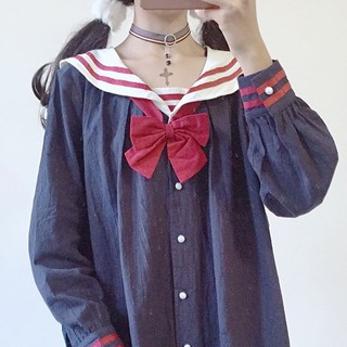 váy đầm Lolita thủy thủ babydoll