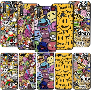 Ốp điện thoại silicon TPU mềm hình Drew House cho REALME 8 Pro C11 C20 C21 V15 X50 GT NEO Narzo 30A 5G UJ55
