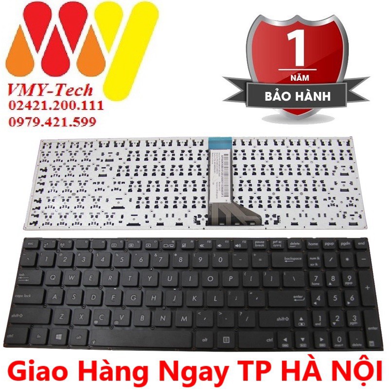 ¤ PHỤ KIỆN LAPTOP ¤ Bàn phím laptop Asus X555U X555UF X555UJ X555UA Keyboard NEW - Bảo hành 1 năm